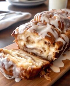 Dollywood Cinnamon Bread with Icing